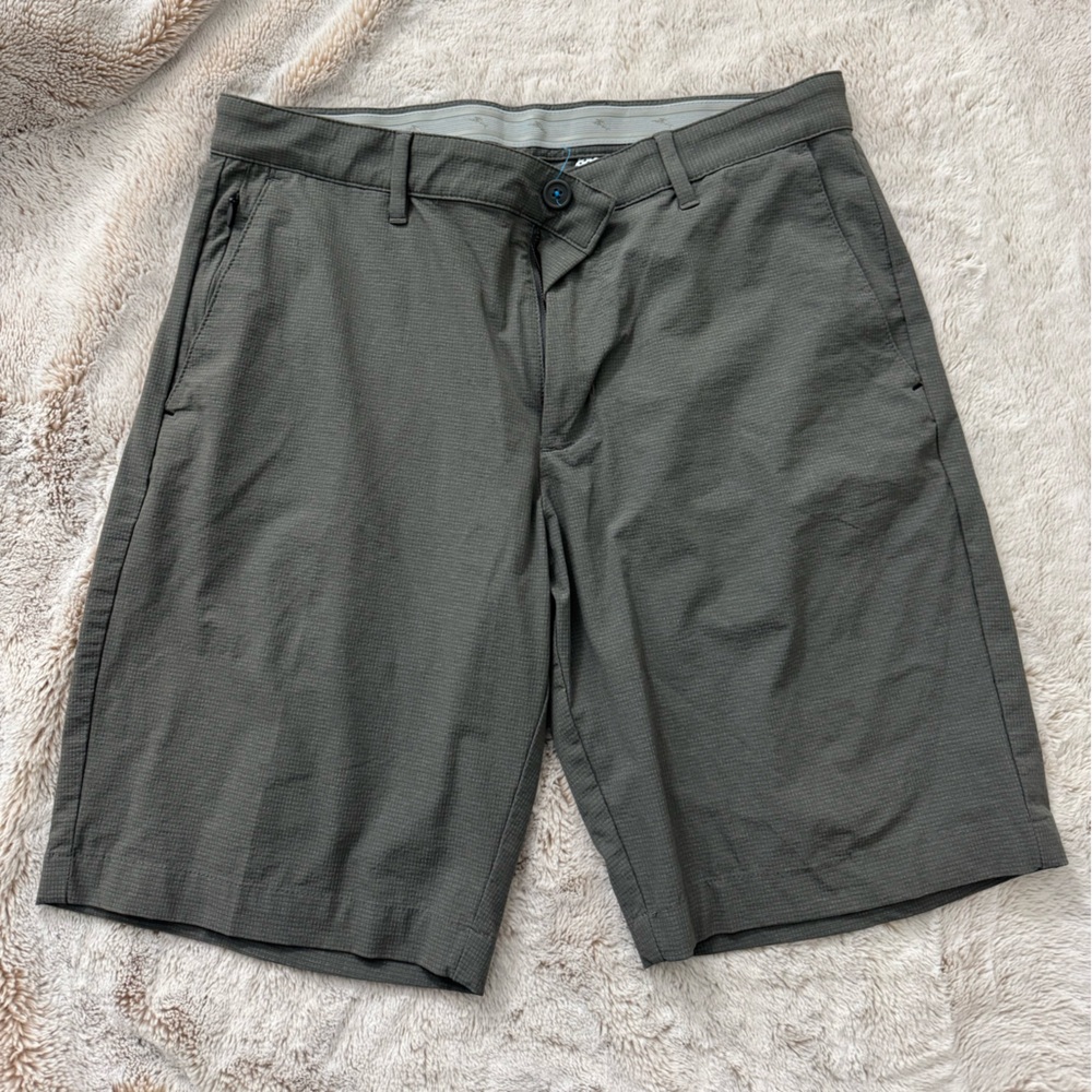 Tommy Bahama Charcoal Flat Front Shorts